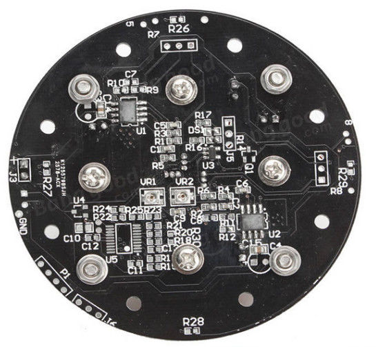 SMT Elektronische PCB-Montage Fertigung schneller Prototypen Schwarze Soldermaske