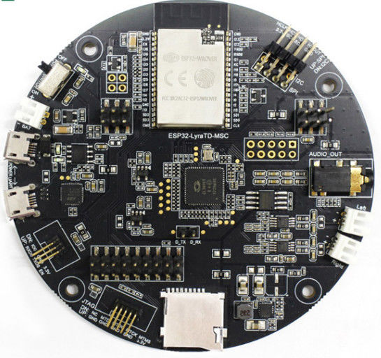 SMT Elektronische PCB-Montage Fertigung schneller Prototypen Schwarze Soldermaske