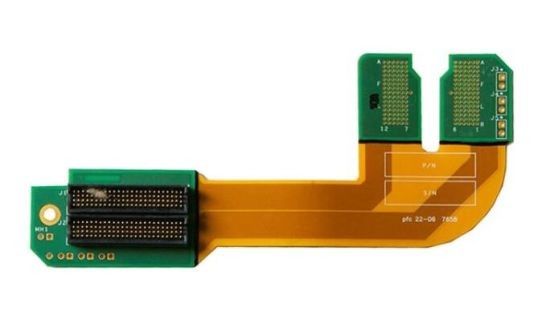 Doppelseitige Schnelldrehung Starrflex-PCB-Design-Schutzschutzschutz 200mmx90mm Hohe TG IATF TS16949