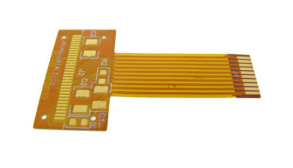 1/2 Unze Polyimid Flexible Pcb Fabrication Board Material PI Weiß gelb Lötmaskenwiderstand