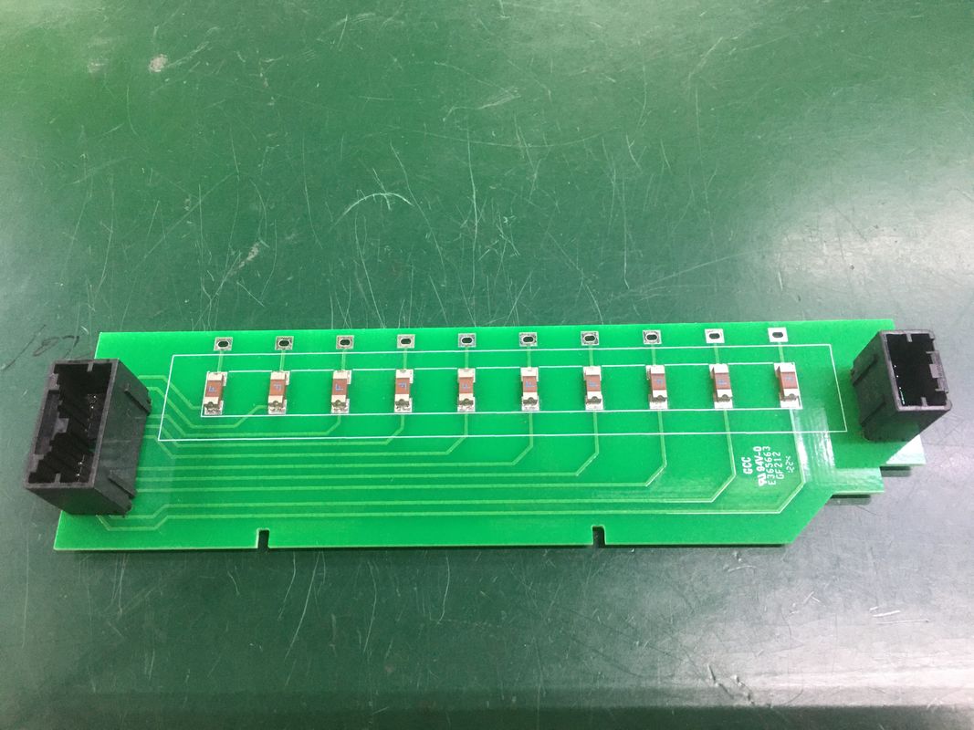 2 Schichten 2,4 mm schweres Kupfer 4OZ-PCB-Bare Board Stromschutz mit bleifreiem HASL FR4