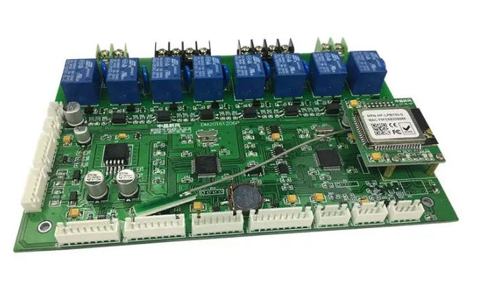 Elektronische PCB-Schaltplatte Grüne Seide Schlüsselfertige PCB-Montage ENIG 2U Immersion Gold IPC Klasse II/III