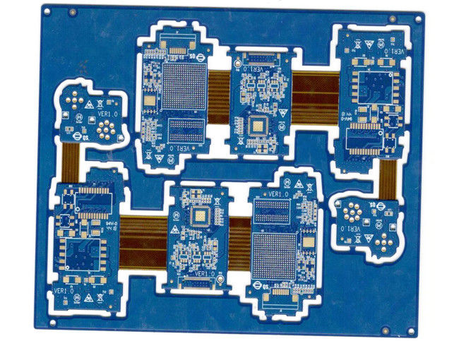 Elektronische PCB-Montage-Firma Silber 1-30L Impedanzsteuerung 100 Ohm Prozess Starrflex PCBA