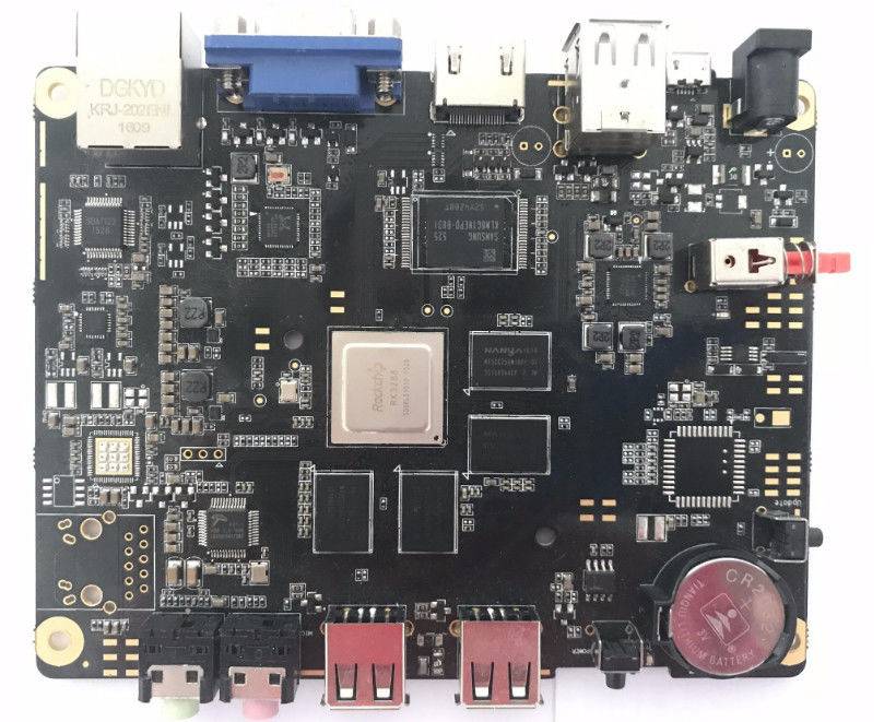 Schwarze Schnelldreh-Druckplattenmontage Prototyp 8-Schicht IPC-Klasse 2