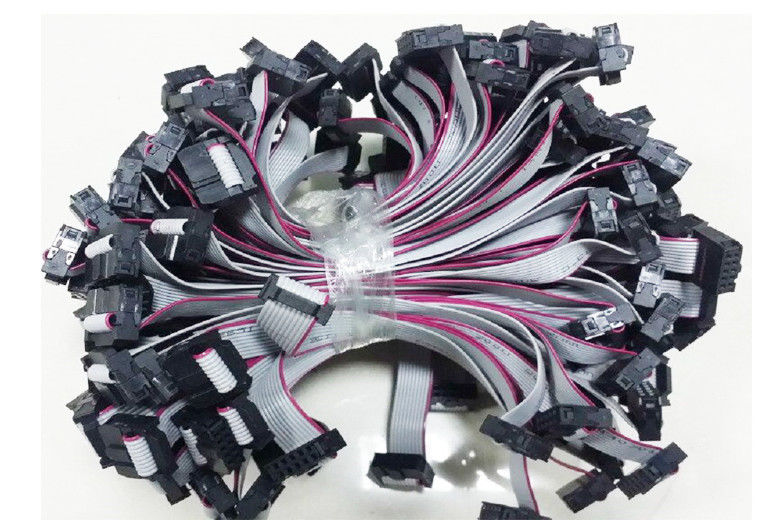Kabel-Draht-Gurtmontage mit AWG26 Prüfspannung 1000 V Schleifwiderstand 280 mOhm/m