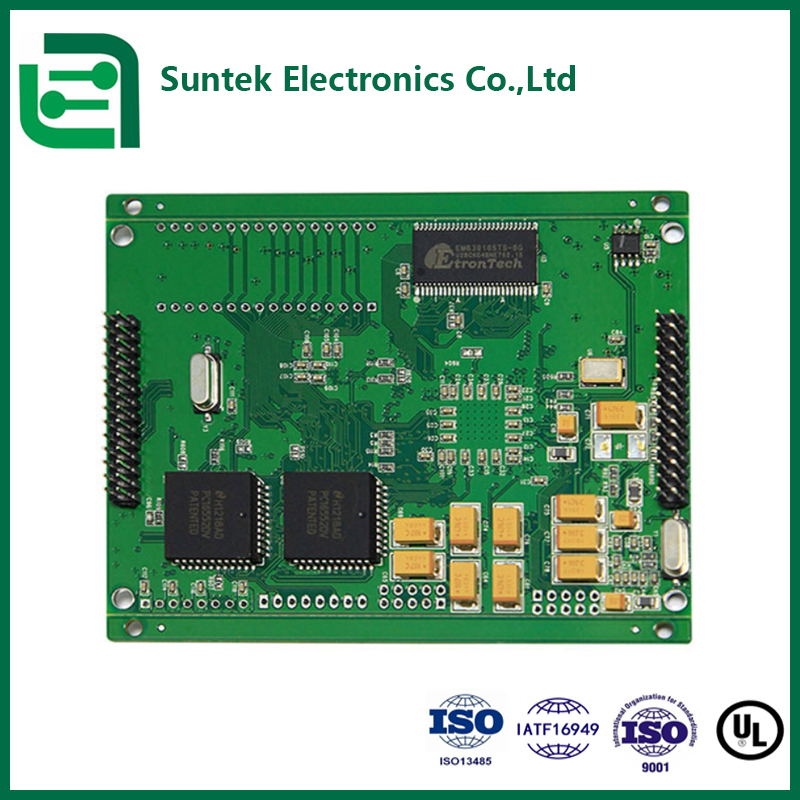 1-6 Schicht-PCB-Montage PCBA mit grüner Lötmaske und maximaler Plattenstärke von 8,0 mm