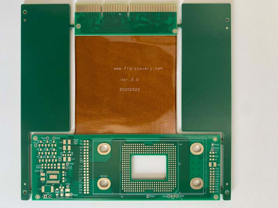 Elektronische PCB-Montagehersteller 1-30L Impedanzsteuerung 100 Ohm Prozess Starrflex PCBA