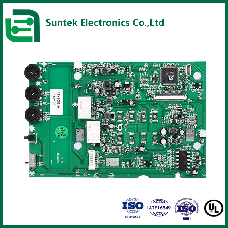 Turnkey PCB Assembly with 1.0mm/1.6mm/2mm/4mm Thickness 0.1mm Hole Min. and 1-Year Warranty