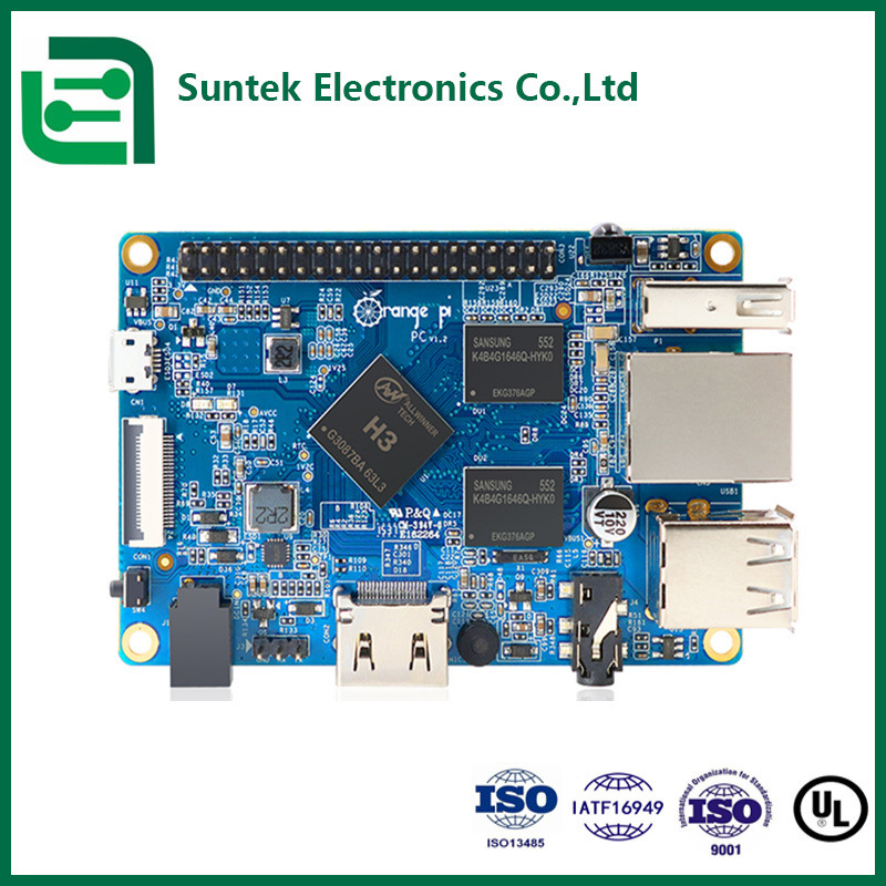 Turnkey PCB Assembly and EMS Solution with FR4 / Rogers / Aluminum Material 0.5OZ-10OZ Copper