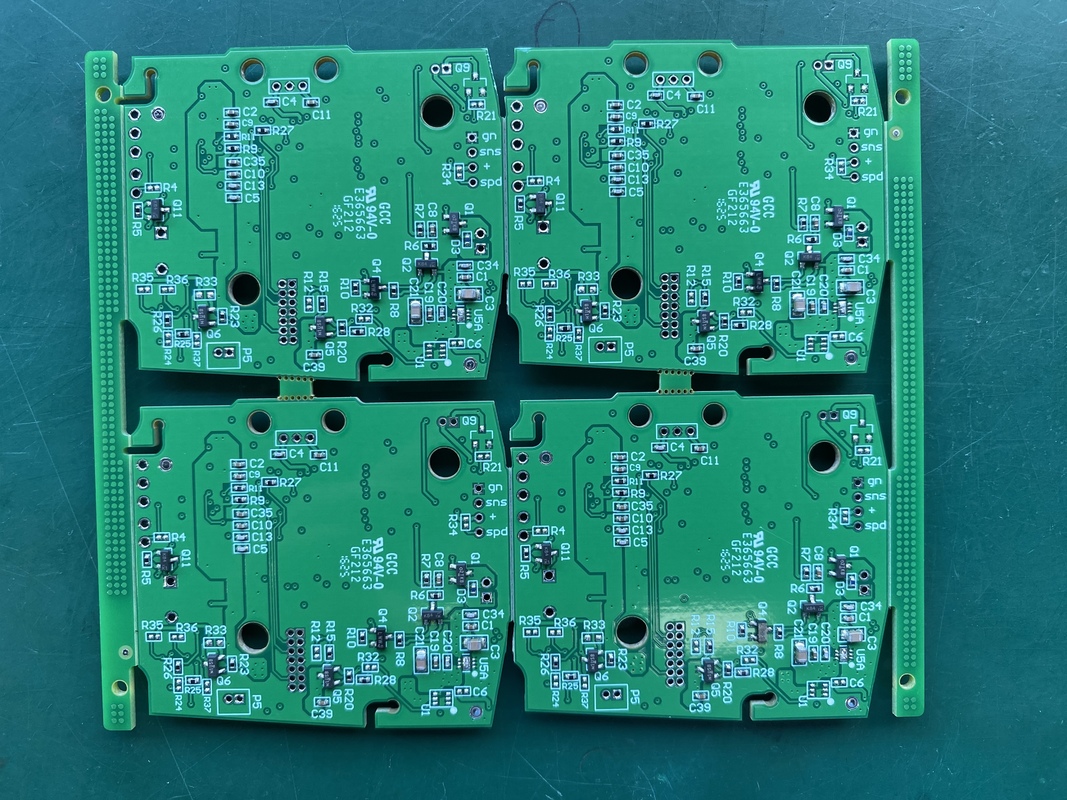 White Solder Mask Power Protection PCB Montage mit 1,6 mm Dicke und Rohs-Zertifizierung