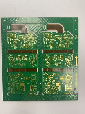 Rigid-Flex-PCB-Board mit Festplattierung Oberflächenveredelung und Immersion Gold Prozess